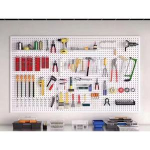 Pegboard with <b>framed</b> round holes, multi-hole tool wall, universal multi-hole pegboard, supermarket shelf, mobile phone - Product Image 2