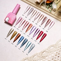 Nouveau Gel Polish Effet Œil de Chat 2026, 15ML, Vernis à Ongles Longue Durée, Finition UV pour Nail Art, Kit de Gel Magnétique Français 23 Couleurs