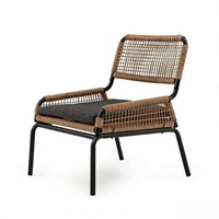 Meubles d'extérieur de style nordique, tables et chaises en métal, ensembles de canapés pour jardins, terrasses, cafés et bars