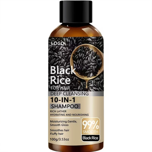 <span class=keywords><strong>Shampoing</strong></span> Antichute Personnalisé en Gros 100g au Riz Noir Bio et Kératine, Nettoyage Profond du <span class=keywords><strong>Cuir</strong></span> <span class=keywords><strong>Chevelu</strong></span>, Hydratant, Doux et Lissant, Logo Personnalisé OEM - Product Image 1