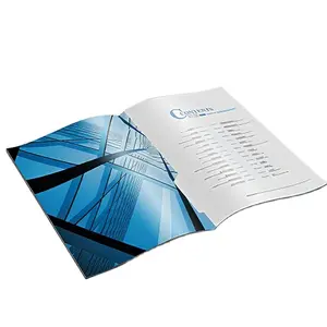 Custom Brochure Booklet Instruction Manual Leaflet Folleto Plegable Printing Premium Paper Logo Printing Folding Flyer Catalogue