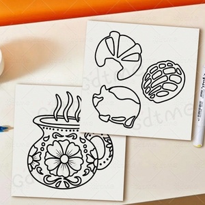 Libro <span class=keywords><strong>da</strong></span> <span class=keywords><strong>colorare</strong></span> in polpa <span class=keywords><strong>di</strong></span> cotone a tema cucina messicana: Illustrazioni divertenti <span class=keywords><strong>di</strong></span> <span class=keywords><strong>cibo</strong></span> per bambini, pagine creative per disegnare e attività <span class=keywords><strong>di</strong></span> pittura - Product Image 4