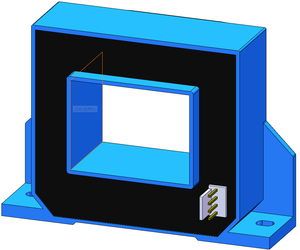 Doersocan — capteur de courant SCK18, tension d'alimentation 15V, type plaque, 300a, 400a, 600a, 800a, 1000a, 1500a, 2000a: 4V, boucle ouverte - Product Image 2