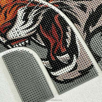 Patch personnalisé en caoutchouc silicone 3D transfert thermique étiquette ronde de vêtements pour T-Shirts vêtements de mode casquettes vêtements de sport Jersey