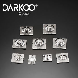Fabricantes de lentes ópticas Lentes 5050 de LED único com iluminação assimétrica de 10 graus de 25 mm de diâmetro - Product Image 1