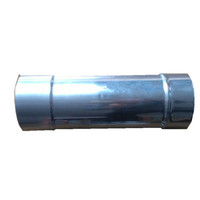 Tuyau d'extension en acier inoxydable pour four à gaz 150mm, tube de cheminée, rallonge de tube en acier inoxydable