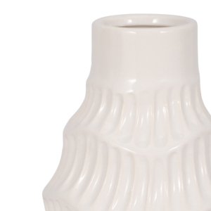 Vaso in ceramica scultorea ondulata, moderno, in gres, per soggiorno, decorazione per la casa - Product Image 4