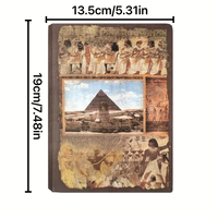 Carnet A5 Vintage Couverture Rigide Journal Égypte Antique Fait Main pour Écriture Cadeau