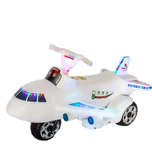 Coche Eléctrico de Pedales para Niños con Diseño de Avión 2026, Asientos Dobles, Bicicleta Columpio y Coche Deslizante para Bebés, Juguete Recargable Unisex para Niños - Product Image 3