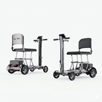 Scooter eléctrico ligero, plegable, automático, con motor sin escobillas de 250W, de largo alcance, ultraligero, de fibra de carbono, para personas mayores.