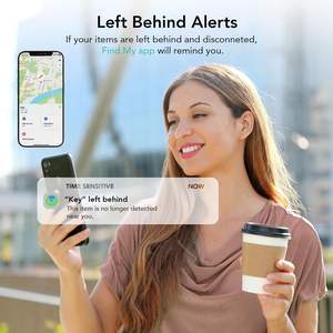 TITUO智能全球定位系统跟踪器和儿童塑料钥匙查找器定位器，带IOS (苹果找到我的) 行李包 - Product Image 4
