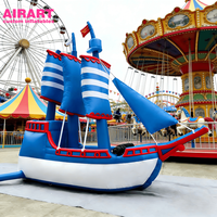 Bateau gonflable géant publicitaire pour plusieurs personnes, bateau gonflable géant pour accessoires de scène et canoë gonflable