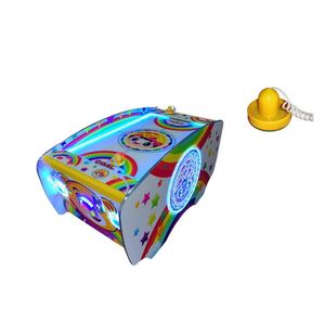 Table de hockey sur air pour deux joueurs, grand modèle, équipement de divertissement d'arcade intérieur, en bois et acrylique - Product Image 3