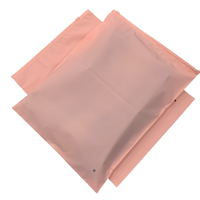 Sacs d'emballage pour t-shirts en plastique refermables holographiques roses recyclables pour maillots de bain, chaussures, chaussettes