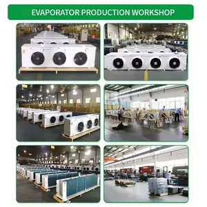 Soğuk oda endüstriyel ünite soğutucu için soğutma soğuk depolama evaporatör 3*400mm fanlar evaporatör