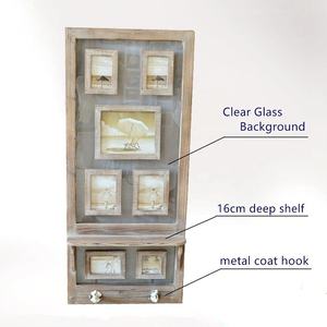 Cadre photo flottant <span class=keywords><strong>en</strong></span> verre transparent et bois, motif arbre généalogique, avec 5 ouvertures, écologique, pour décoration intérieure - Vente <span class=keywords><strong>en</strong></span> gros - Product Image 4