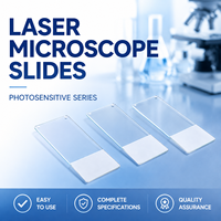 Laser-Compatible Photosensitive Microscope Slides Chemical Resistant Laser Printed Glass Slides For Laboratory Specimen Testing