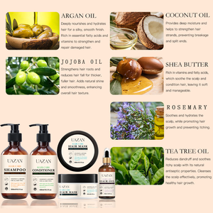 Set de Champú <span class=keywords><strong>y</strong></span> Acondicionador de Marca Privada Hidratante <span class=keywords><strong>con</strong></span> Queratina, <span class=keywords><strong>Biotina</strong></span> <span class=keywords><strong>y</strong></span> Manteca de Karité, <span class=keywords><strong>con</strong></span> Aceite de Argán <span class=keywords><strong>y</strong></span> Romero para un Rápido Crecimiento del Cabello - Product Image 4