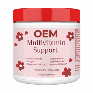 Cápsulas Multivitamínicas OEM Happy Hormones con Inositol, <span class=keywords><strong>D</strong></span>-chiro, Omega-3, Magnesio, Zinc y <span class=keywords><strong>Vitamina</strong></span> D3 - Product Image 1