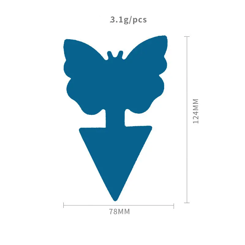 Venta al por mayor de trampas adhesivas con pegamento lateral doble amarillo para insectos de plantas voladoras