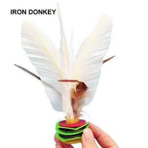 IRONDOENKY OEM, Volante de Plumas de Ganso para Deportes, <span class=keywords><strong>Jianzi</strong></span> Chino para Competencia de Plumas, Fitness para Adultos - Product Image 1