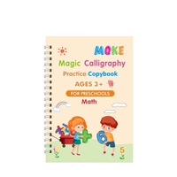 Cahier de pratique d'écriture magique réutilisable avec stylos pour enfants d'âge préscolaire de 3 ans et plus