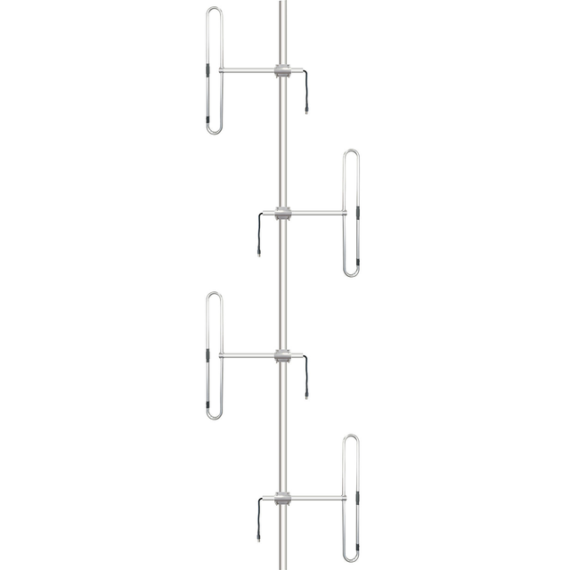 UHF or VHF 136-174MHz or 400-470MHz High Performance 4 Dipole Antennas Outdoor Base Station Antenna