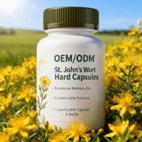 Capsules d'Extrait de Sève de St. John's Wort en Gros, Complément Alimentaire Naturel à Base de Plantes, Formulation OEM pour le Bien-être des Adultes