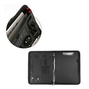 Multifunctional Manager Custom Logo A4 Pu Leather Portable <b>File</b> Folder for Office - Product Image 3