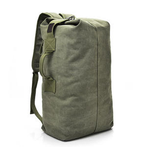 Custom <b>Rucksack</b> Backpack Camping 40l Travel Black Canvas Men Hiking Travel Custom <b>Laptop</b> Backpack - Product Image 1