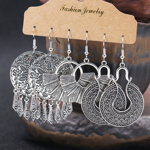 Fashion Jewelry Alloy <b>Drop</b> Earrings Tassel Vintage Style For Women Party Accessories Antique <b>Bronze</b> Plated - Product Image 4