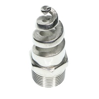 BaiChuan semprotan kerucut Spiral baja tahan karat kepala Sprinkler nosel air untuk membersihkan debu pertolongan api