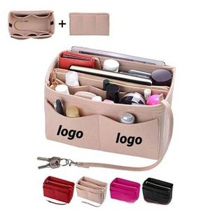 Versatile Large Felt Travel <b>Bag</b> Customizable Logo Promotikon Hot for Makeup & Daily Essentials - Product Image 1