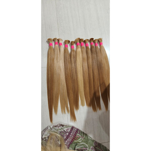 Extensions de cheveux humains bruts naturels de haute qualité en vrac, fournisseurs de qualité supérieure en Inde pour l'exportation en vrac - Product Image 4