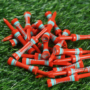 Juego de camisetas de golf profesionales de bambú natural 40/100/500 piezas sistema estable duradero para reducir la fricción accesorios giratorios a granel - Product Image 1