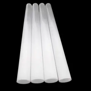 Custom opaque thermal insulator quartz glass tubes in different sizes for heating semiconductors