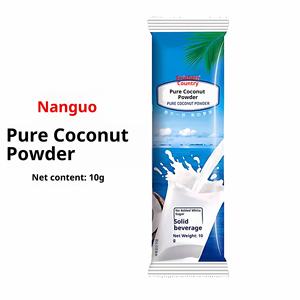 אבקת קוקוס טהורה נאנגו אותנטית מהאי הנאן 10 גרם ללא תוספת סוכר, עשירה בחלב קוקוס, מיוצר בסין, להכנה חמה או קרה, לארוחת בוקר - Product Image 3