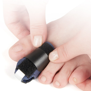 Attelle de doigt légère de 6.5g pour dislocation-Attelle de soutien en aluminium avec tissu respirant, protecteur de blessure aux orteils/mains - Product Image 3