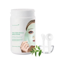 Mascarilla Facial en Polvo de 400g con Vitamina C, Retinol y Árbol de Té para Control de Grasa, Eliminación de Puntos Negros y Cuidado Calmante de la Piel