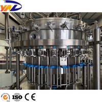 Ligne de remplissage automatique de boissons gazeuses 4000BPH, machine de mise en bouteille de soda en bouteille PET