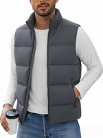 Veste sans manches matelassée en coton, style euro-américain, unisexe, doublée de polaire sherpa, épaisse, chaude, coupe-vent, décontractée
