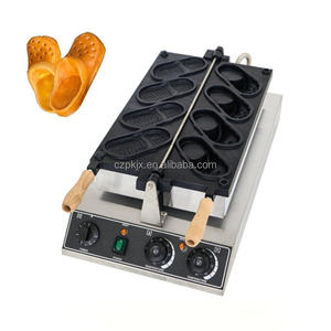 220 commerciale V 110V pantofola a forma di cialda macchine per cialde a forma di scarpe a forma di macchina per fare il pane Croc Waffle Maker con antiaderente - Product Image 1