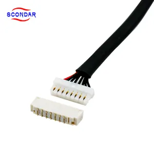 SCONDAR personalizado de JST SUR 0,8mm hembra IDC Connectors 2-20 Pin Cable a placa de alambre de Cable OEM