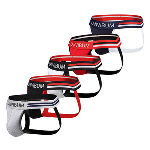 Sous-vêtements de sport pour hommes à double cordon |   Boxers en coton <span class=keywords><strong>taille</strong></span> moyenne <span class=keywords><strong>grande</strong></span> <span class=keywords><strong>taille</strong></span> sexy et respirants |   Tongs confortables et élégantes pour adultes - Product Image 1