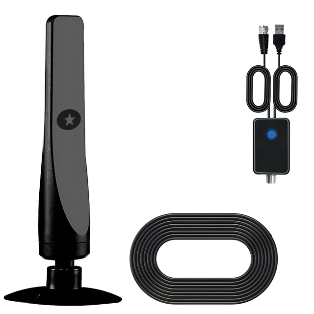 Hot Sale Long Range HD Outdoor TV Antenna High-Gain Indoor Digital HDTV Antena with Long Warranty Made of Durable Plastic
