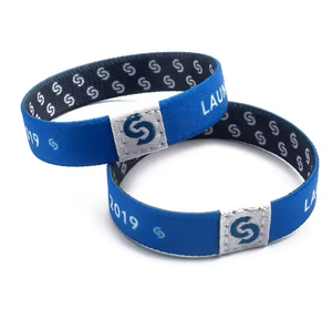 Diseño personalizado respetuoso con el medio ambiente Transferencia de Calor impresa reversible Rfid Nfc pulsera elástica - Product Image 6