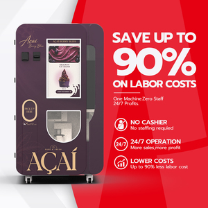 Distributeur automatique de crème glacée molle à l'açaï pour café, magasin, centre commercial et entreprise de desserts glacés - Product Image 2