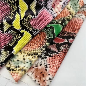 인쇄된 스킨 폴리에스터 폴리우레탄 가죽 원단 승화 프린트 인조 가죽 맞춤 제작 - Product Image 3