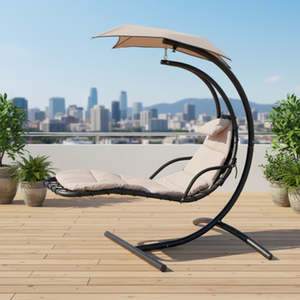 Factory Sale Outdoor Furniture Multi Color Popular Lounge Chair Garden <b>Swing</b> with Cushion Replaceable - Product Image 1