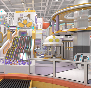 Equipo de juego para niños de estilo espacial más popular, patio de juegos interior, patio de juegos con tiradores de bolas - Product Image 6